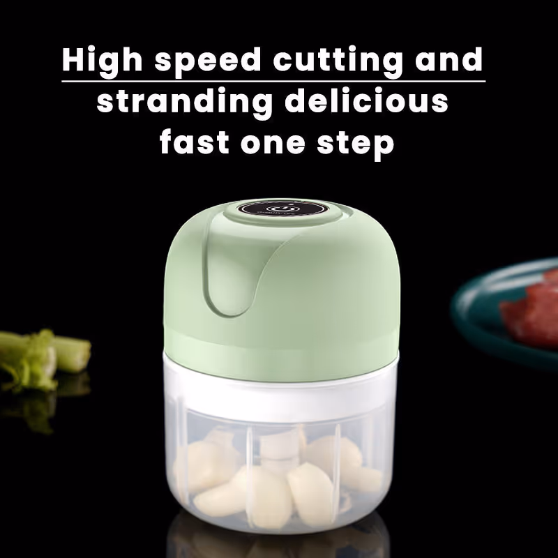 USB Rechargeable Electric Garlic Grinder